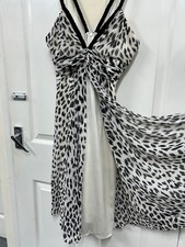 TEMPERLEY LONDON 100% silk animal print dress by Alice Temperley Sz 8