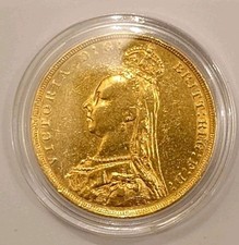 1890 Full Sovereign Coin