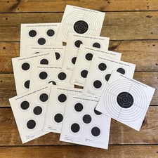 Vintage Bisley Air Rifle Targets 12pcs