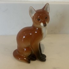 Soviet Pottery Lomonosov Fox -