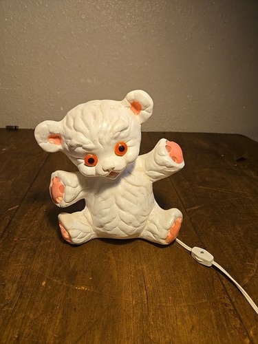 Vintage ceramic teddy - ceramic,
