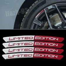 4x 3D LIMITED EDITION Red Car