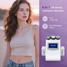 myChway 6in1 Unoisetion RF 40K Cavitation Slimming Body Sculpting Salon Machine