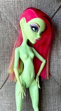 Monster High Doll Venus Mcflytrap Music Festival Nude Re-dress Articulated