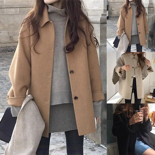Womens casual thickened woolen - casual,