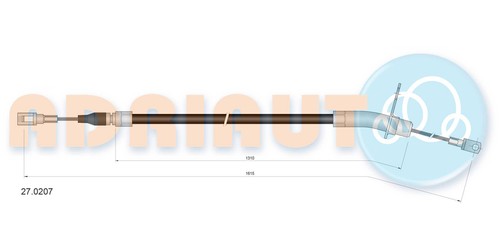 Adriauto 0207 cable - 27.0207,