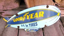 GOOD YEAR TIRES VTG PORCELAIN