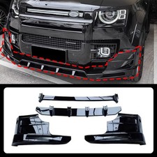 Black Front Bumper Trims Lip