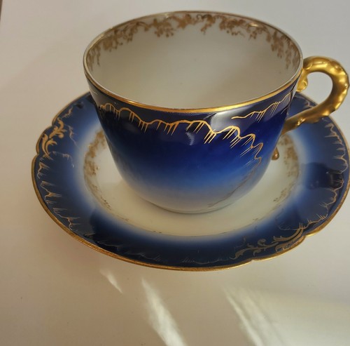 Antique cobalt blue limoges - antique,