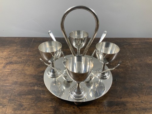 Vintage quality epns egg cups - vintage,