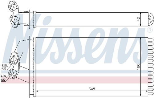 Heat exchanger interior - heat,