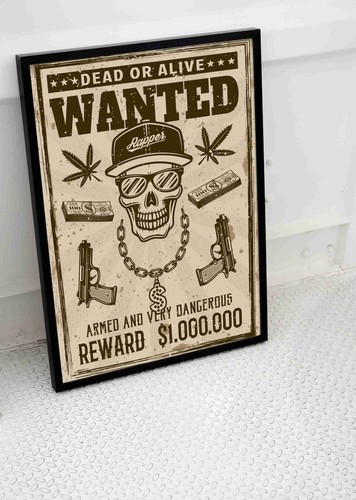 Gangster rapper wanted - wanted, or