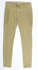 Clockhouse Womens Beige Cotton Blend Jegging Jeans Size W29 L29 Extra-Slim