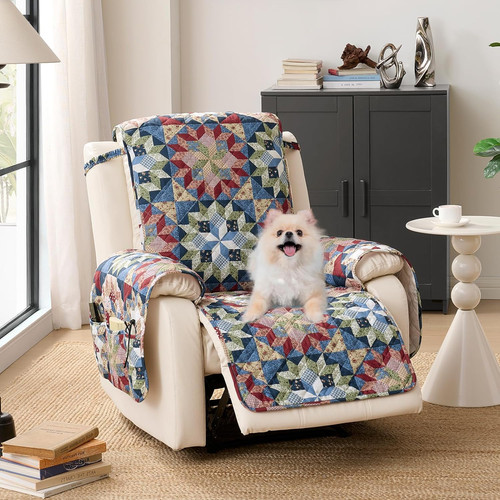 Patchwork recliner chair - patchwork,