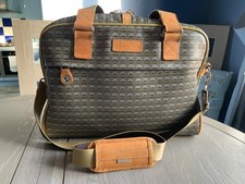 Orla Kiely Bag Travel / Overnight / Laptop Grey  Brown Green Car Pattern