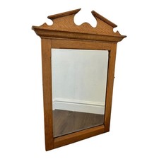 Antique oak dresser mirror - dresser,