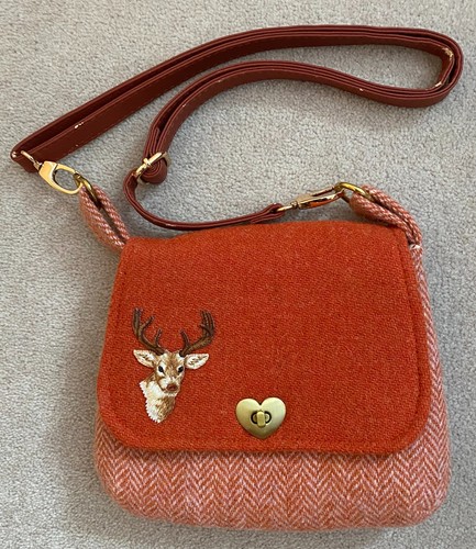Harris tweed small orange - harris,
