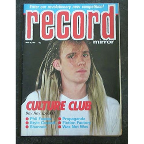 Culture club record mirror - culture,