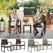 3-Piece Rattan Patio Furniture
