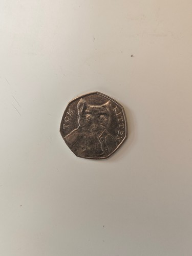 Rare 50p coin tom kitten - rare,