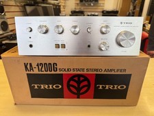 Vintage Trio/Kenwood KA-1200G Solid State Stereo Amplifier with Original box 