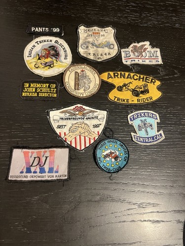 Vintage 90s trike biker patch - vintage,