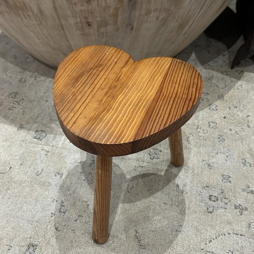 Heart shape wooden milking - heart,