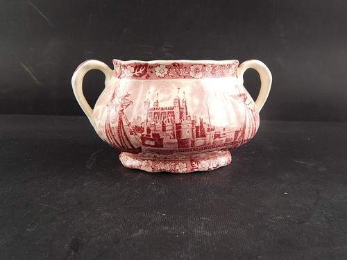 Antique sugar bowl semi - sugar,