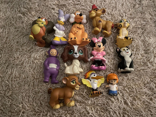 Disney bath toys - , rubber