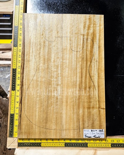 Korina guitar making body - guitar,