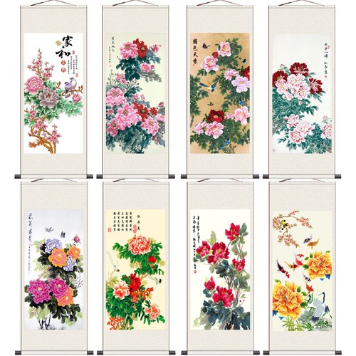 Chinese silk scroll - chinese,