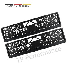 2 x Forch Evolution Number Plate Holder Frame German quality Pair Premium Foerch