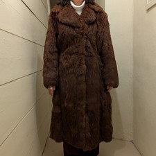 Vintage Brown Rex Rabbit Fur