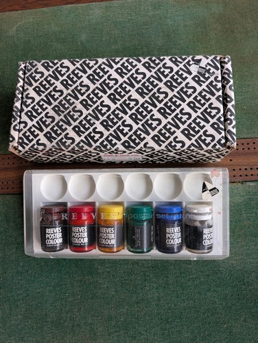 Vintage reeves poster paints - -,