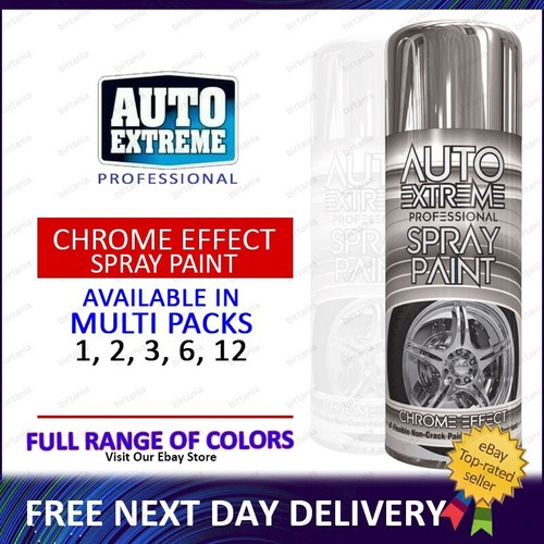 Auto chrome effect spray - chrome, paint