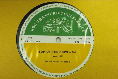Bbc 244 transcription disc - 244, top