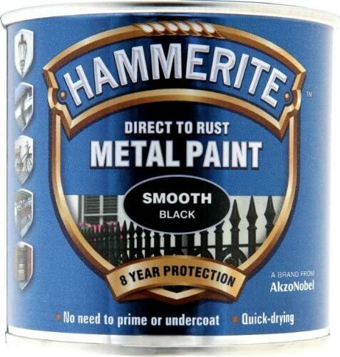 Hammerite smooth black - hammerite,
