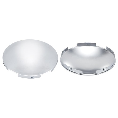 Chrome front hub cap covers - front,