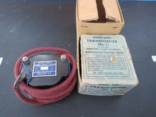 HORNBY DUBLO No 1 POST WAR SINGLE TRAIN TRANSFORMER 240V AC to 12V DC BOXED ob