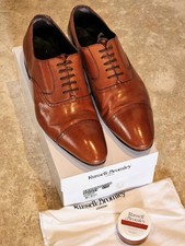 Russell & Bromley Men's Kensington Tan Leather Shoes Size 11