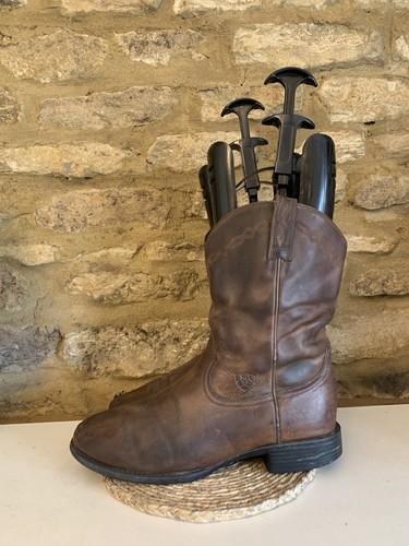 Ariat mens brown - mens, embroidered