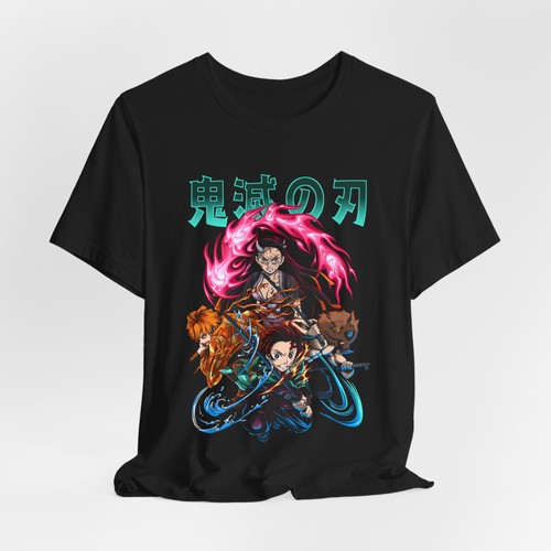 Anime graphic tee demon - graphic, tee,