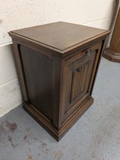 Early 20th Century Linen Fold Coal or Kindling Purdonium