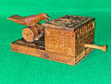 Vintage Carved Wooden Bird