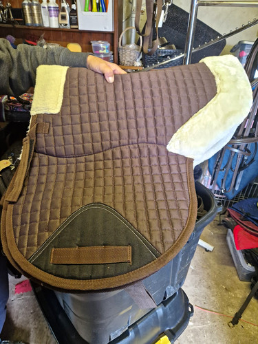 Quilted horse saddle - quilted,