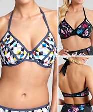 Panache Jolee Bikini Top SW1205 Halterneck Underwired Triangle Swimwear 