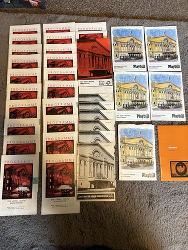 37x vintage theatre programmes - vintage,