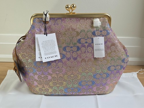 Coach large kisslock frame - kisslock, bag