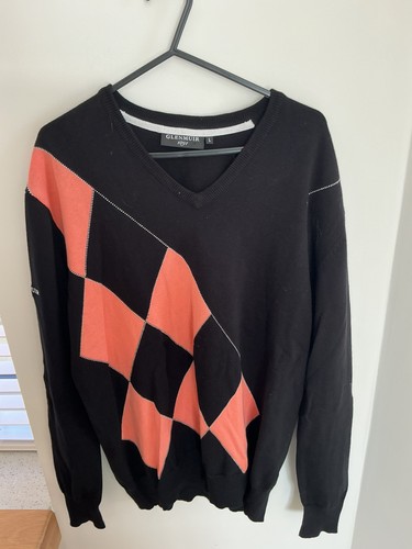 Glenmuir neck jumper mens - glenmuir,