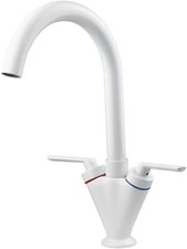 Vita White Kitchen Sink Tap